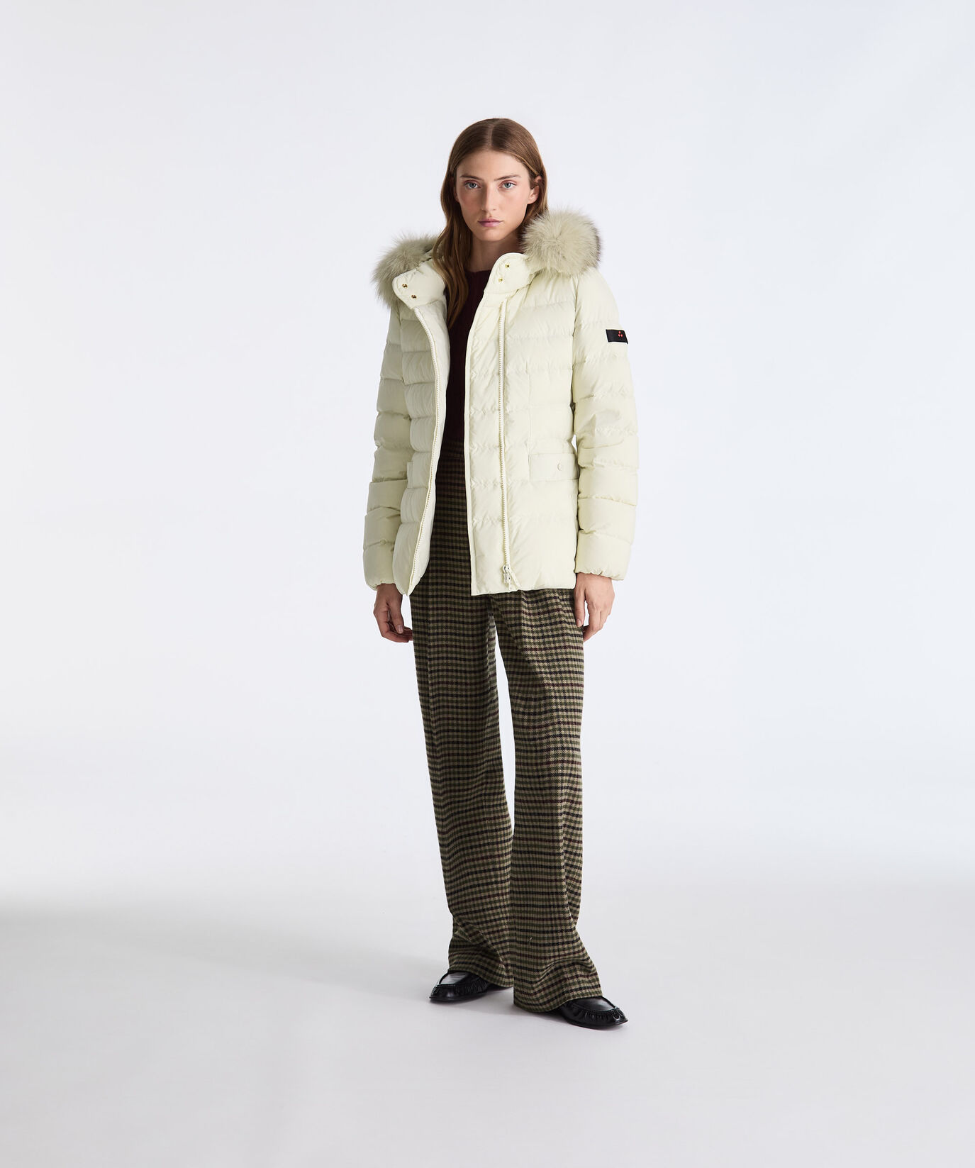 Hooded Down Jacket with Fur  Peuterey - large image number 0