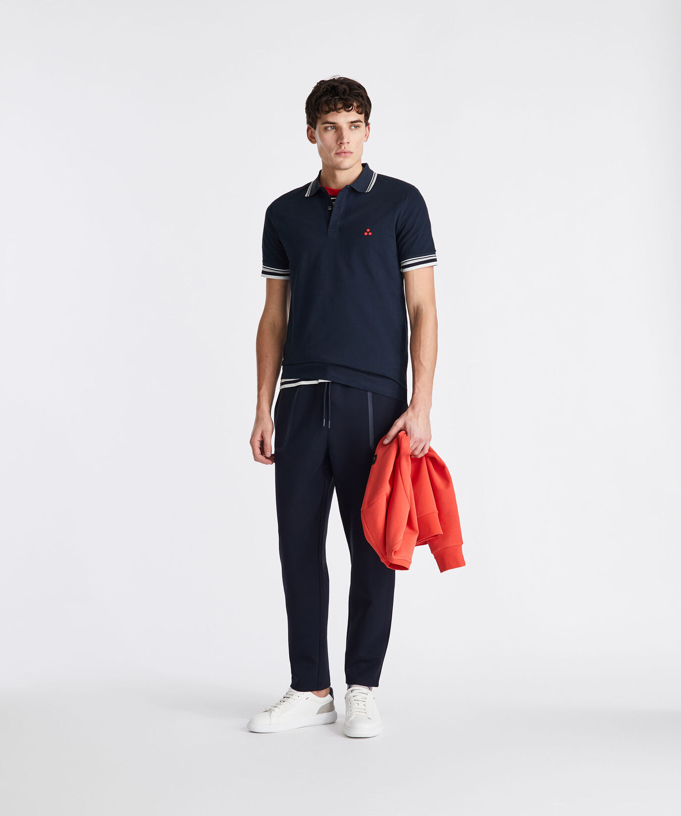 Polo en piqu&eacute; stretch de coton  Peuterey - large image number 0