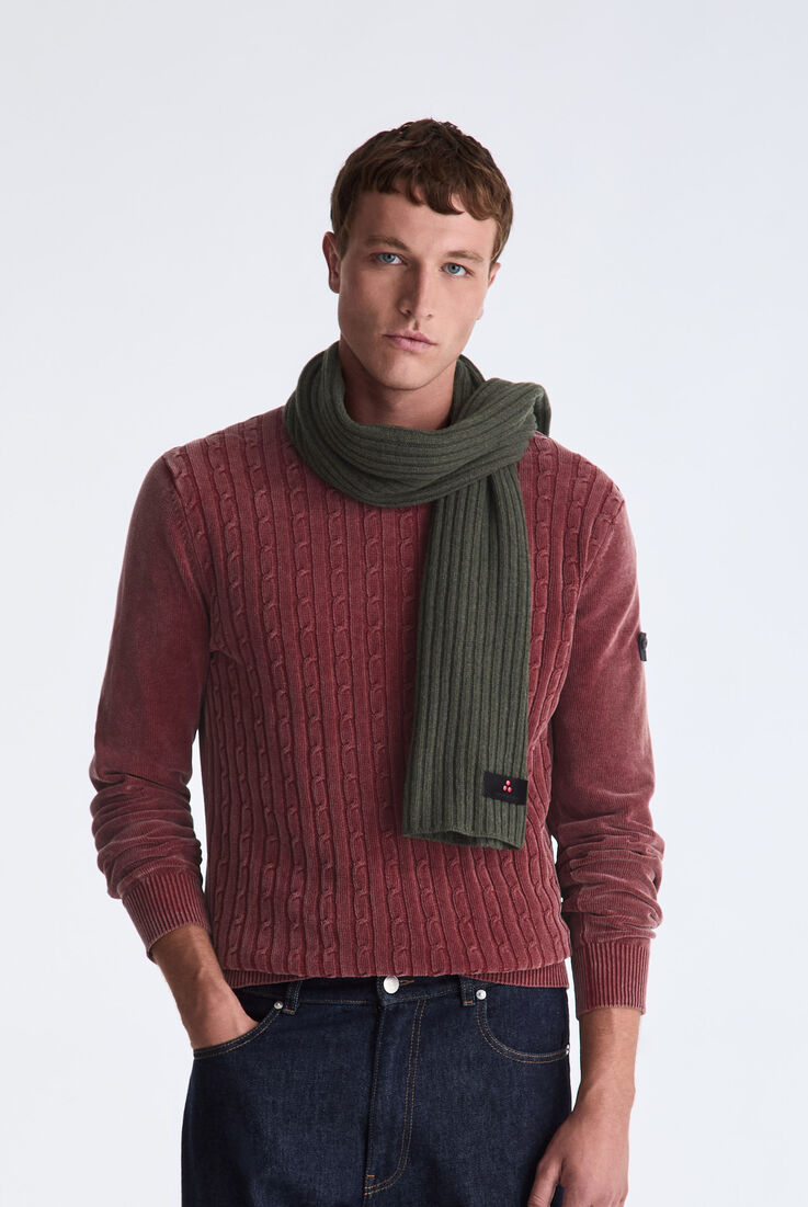 Ribbed Cashmere Blend Scarf  Peuterey - medium