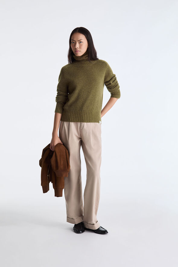 Pullover mit hohem Kragen aus Alpakagemisch  Peuterey - medium