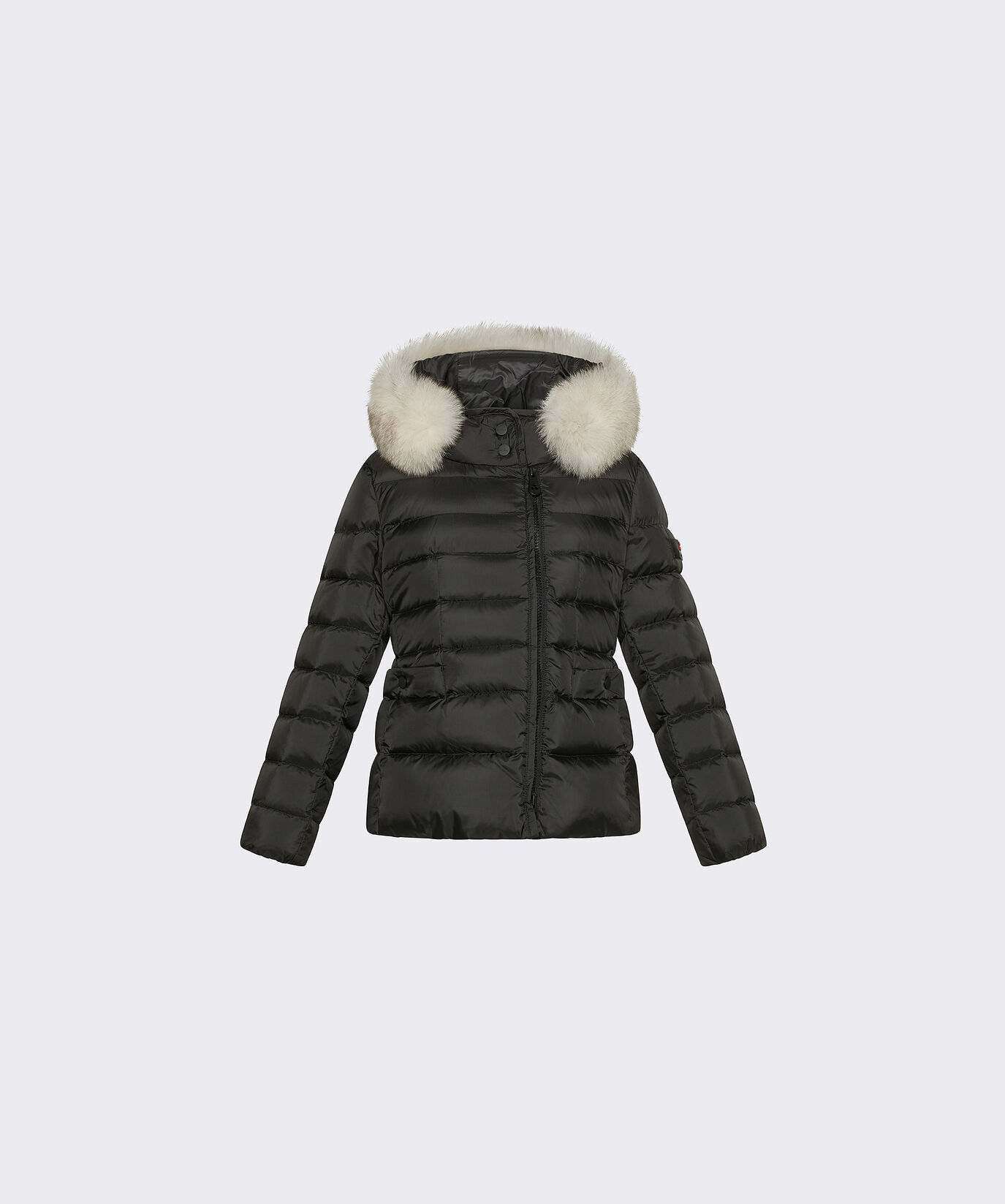 Short Hooded Down Jacket with Fur  Peuterey - large image number 0