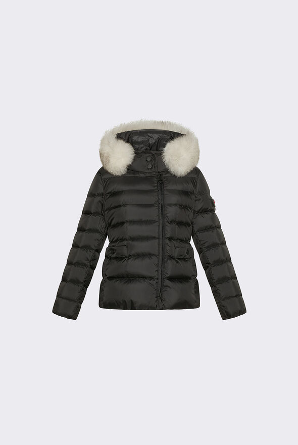 Short Hooded Down Jacket with Fur  Peuterey - medium