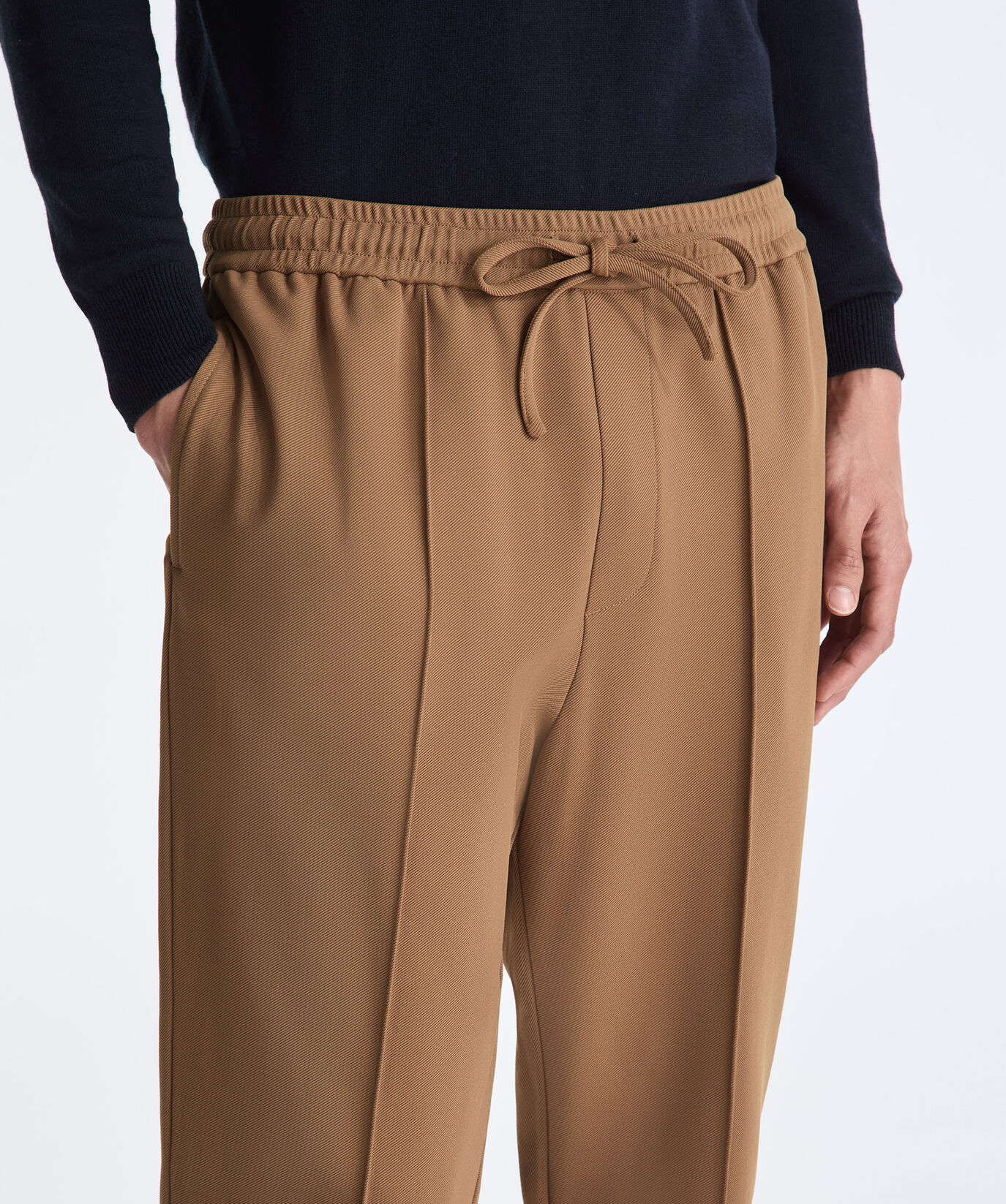 Stretch Nylon Cavalry Twill Jersey Joggers  Peuterey - large