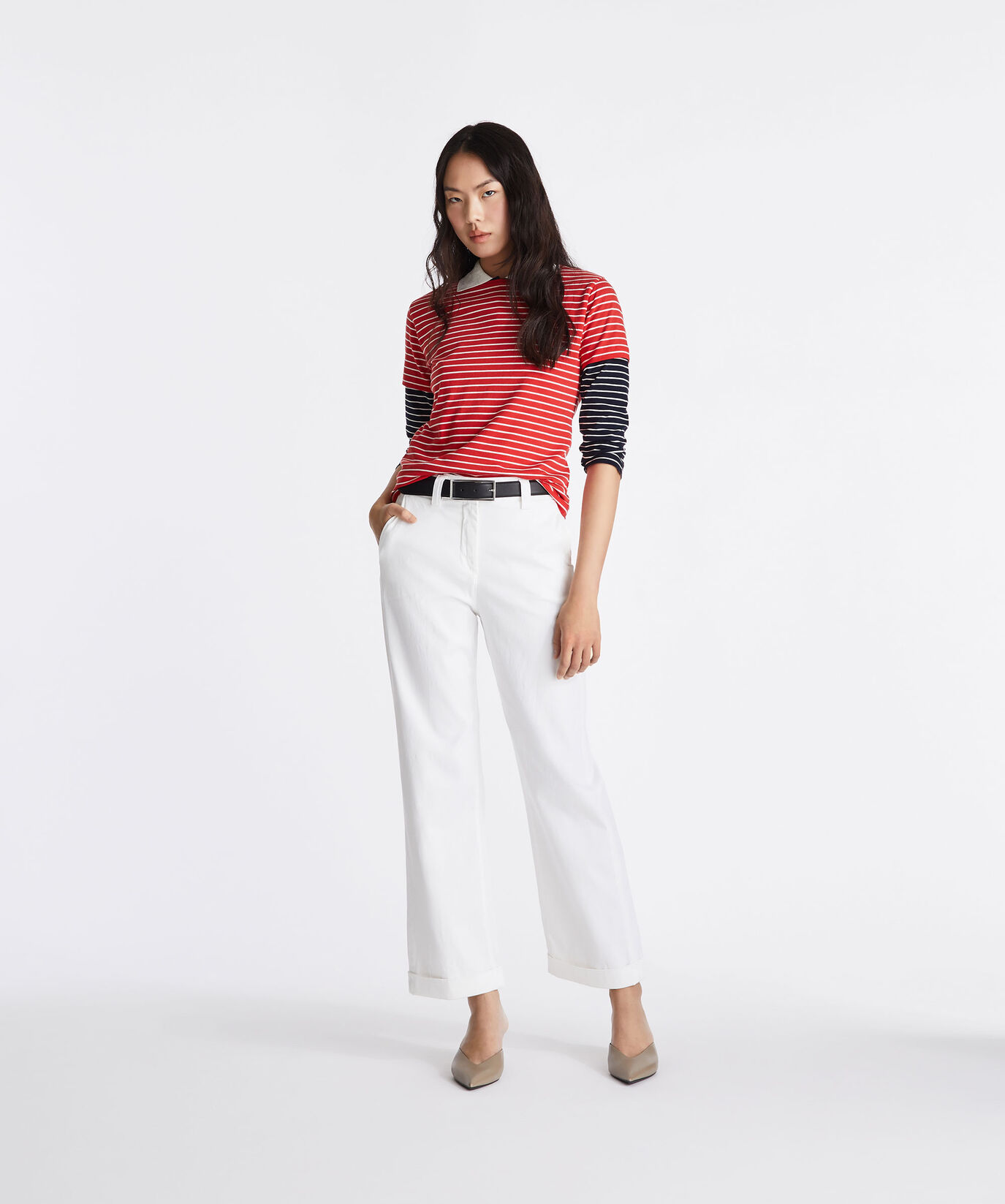 Stretch cotton gabardine trousers  Peuterey - large image number 0