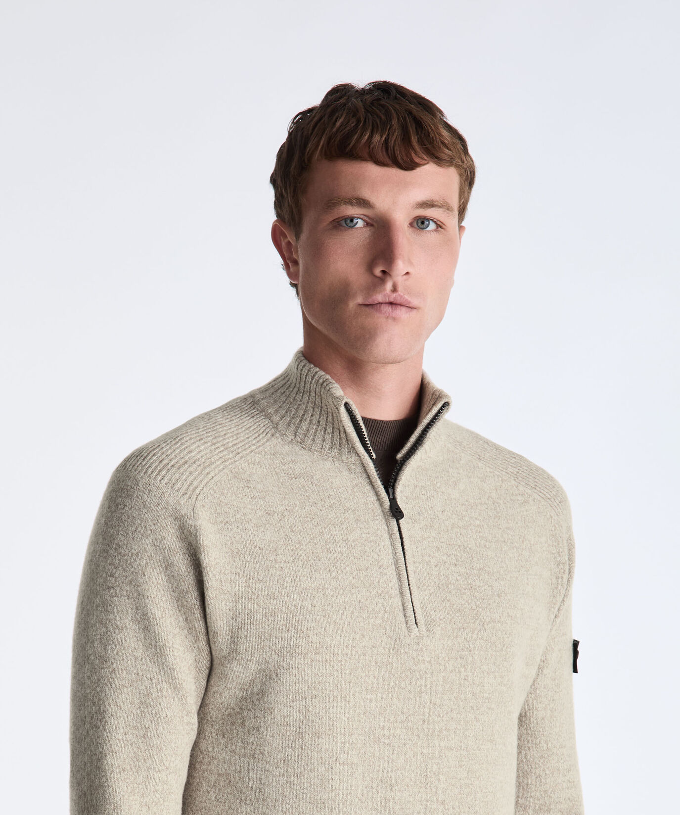 Moulin&eacute; Wool Sweater with Half Zip  Peuterey - large image number 4