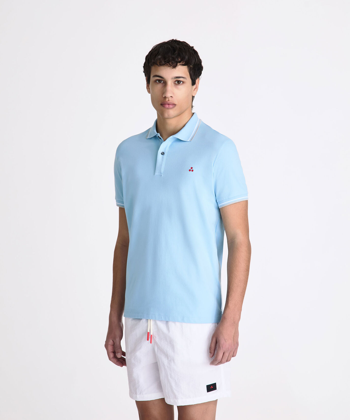 Stretch cotton pique polo shirt  Peuterey - large image number 1