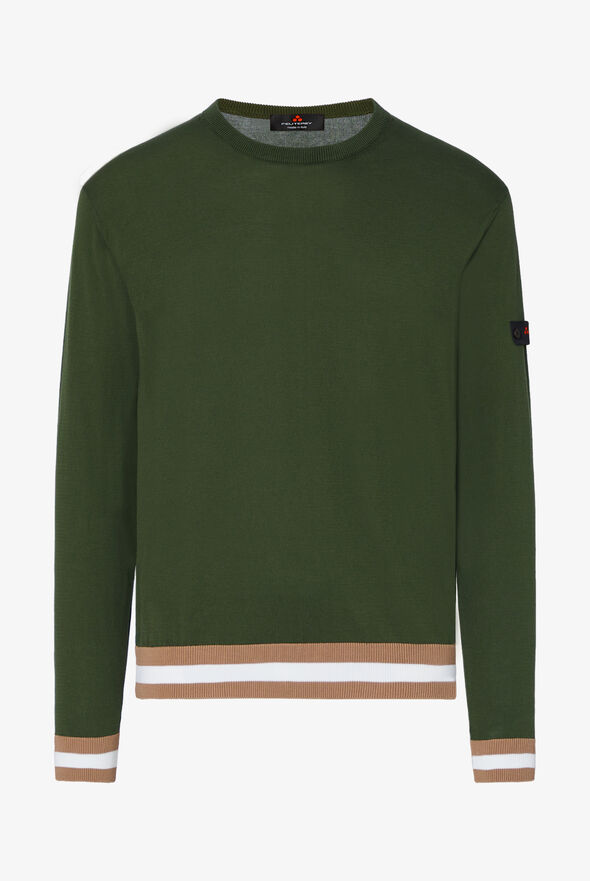 Jersey de tricot de algod&oacute;n con detalles en contraste  Peuterey - still-fondo-neutro