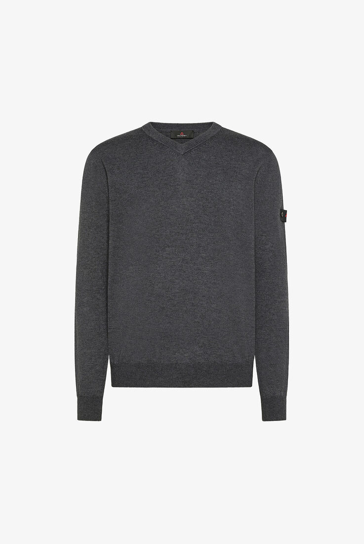 Pullover mit V-Ausschnitt  Peuterey - still-fondo-neutro