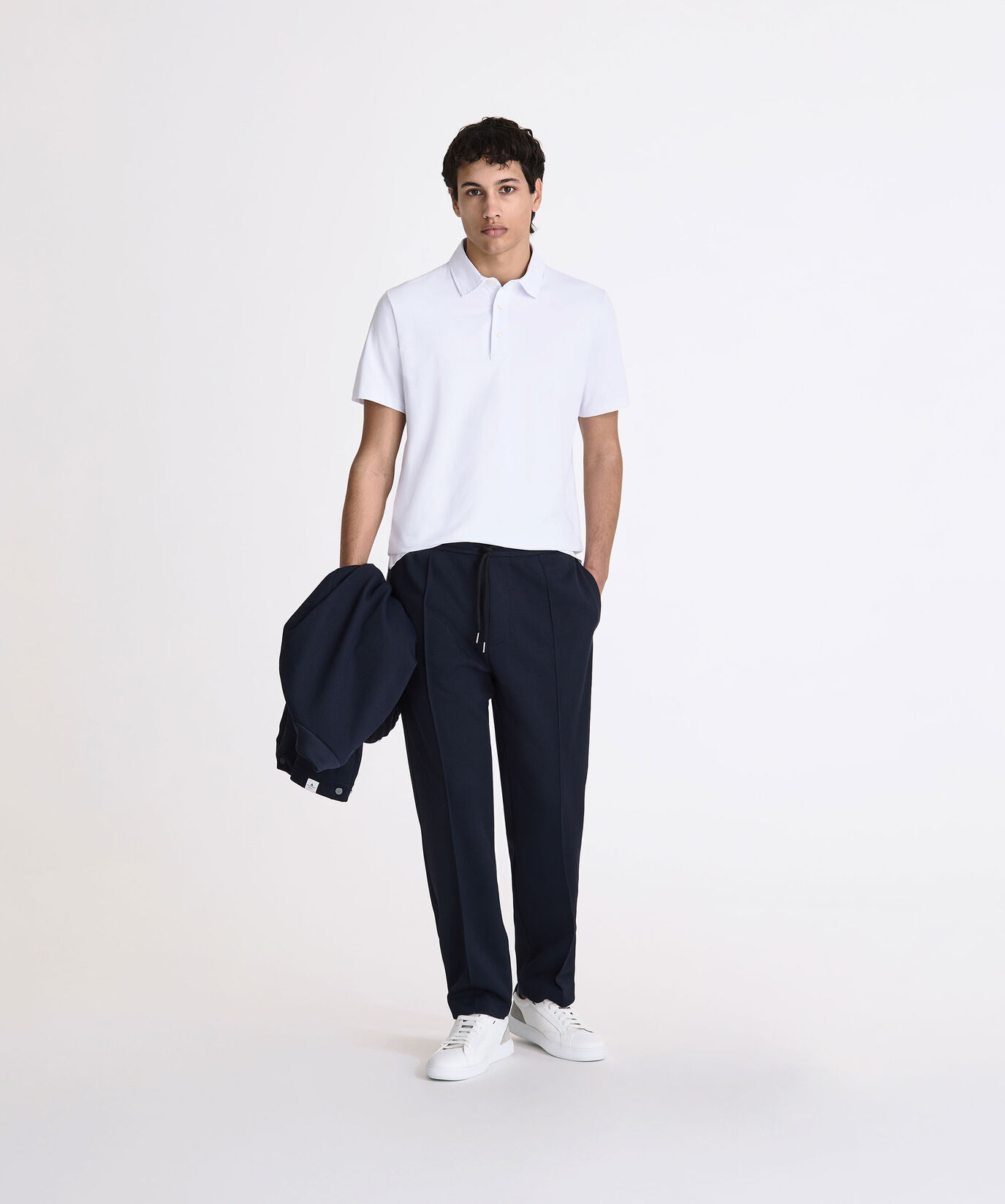 Jogger de punto el&aacute;stico de poli&eacute;ster  Peuterey - large image number 0