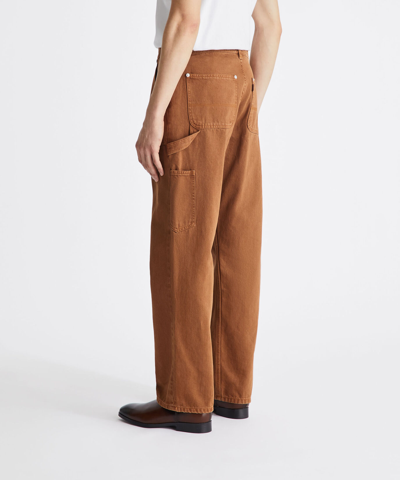 Used-effect cotton trousers  Peuterey - large