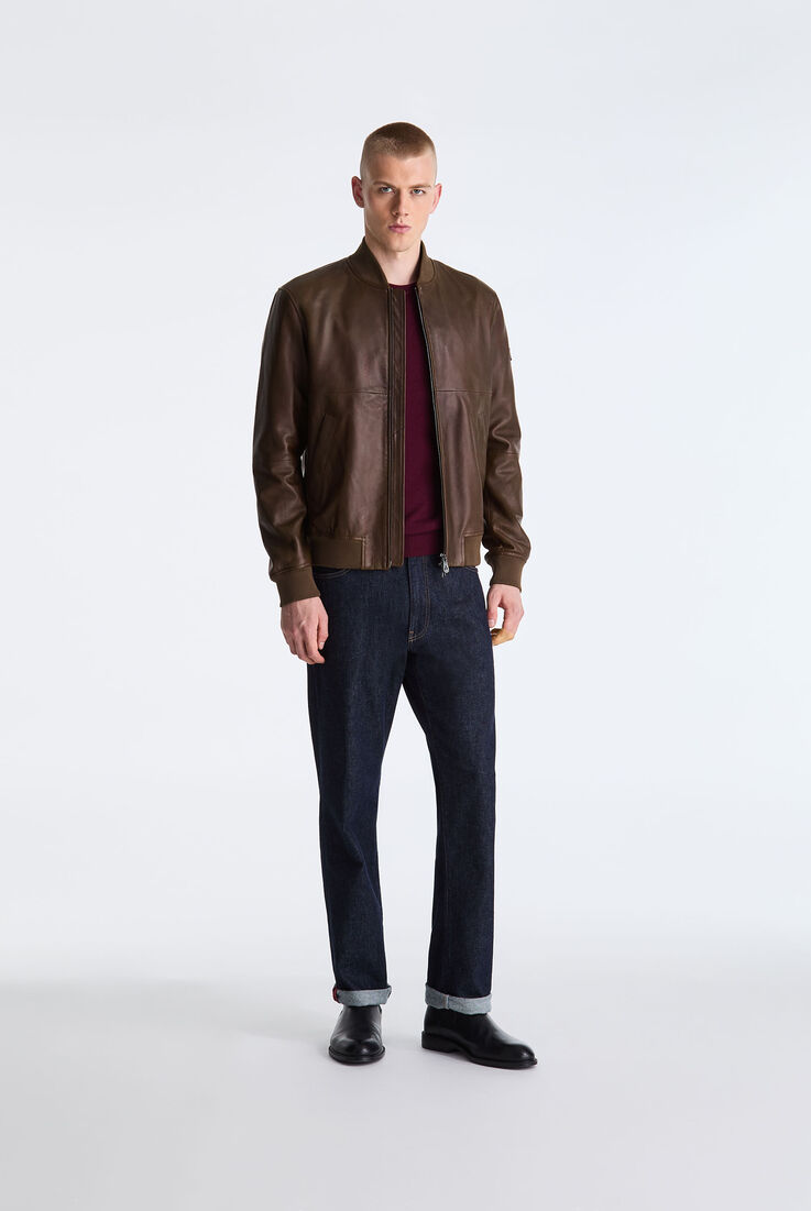 Nappa Leather Bomber Jacket  Peuterey - medium