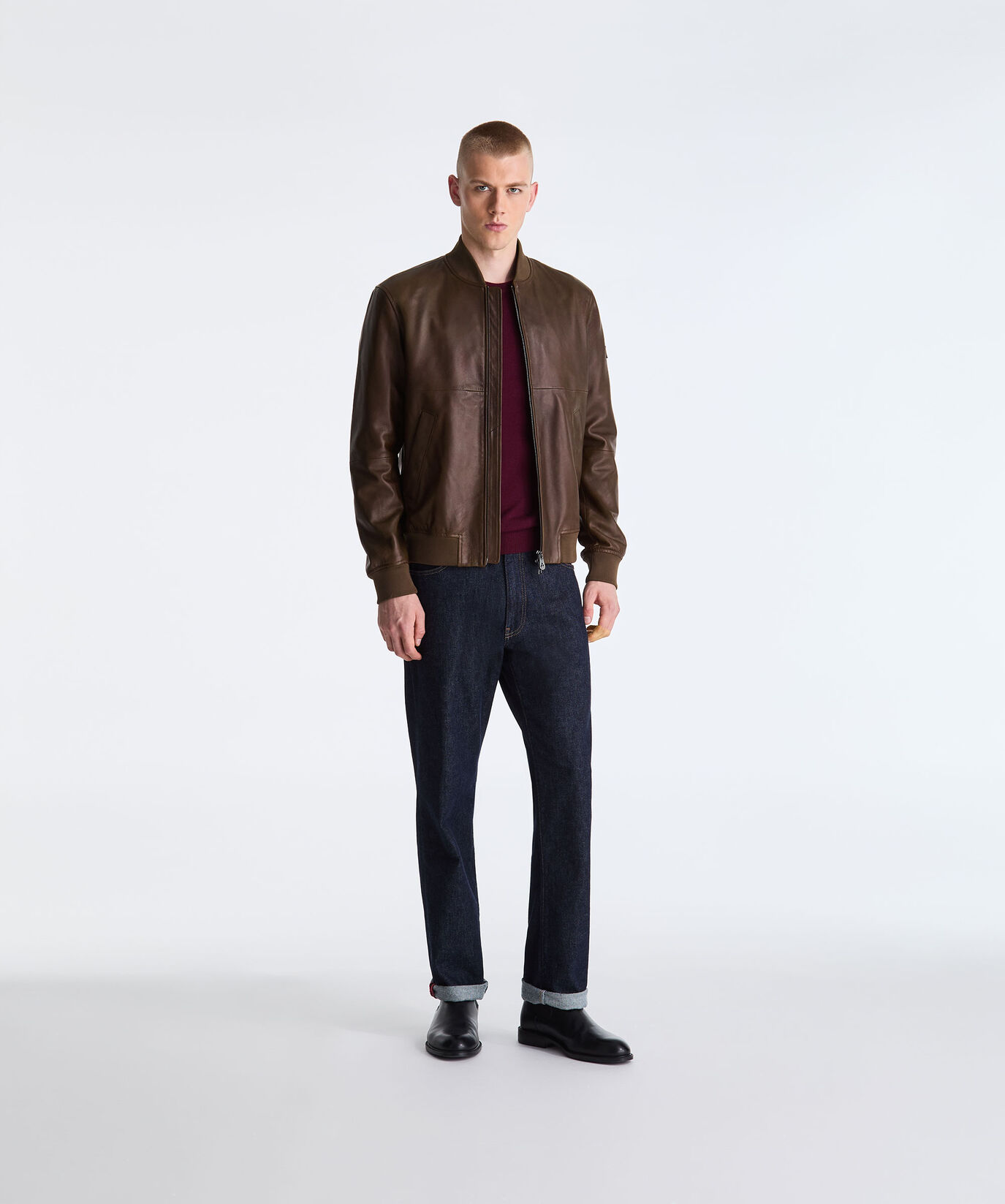 Blouson en cuir nappa  Peuterey - large image number 0