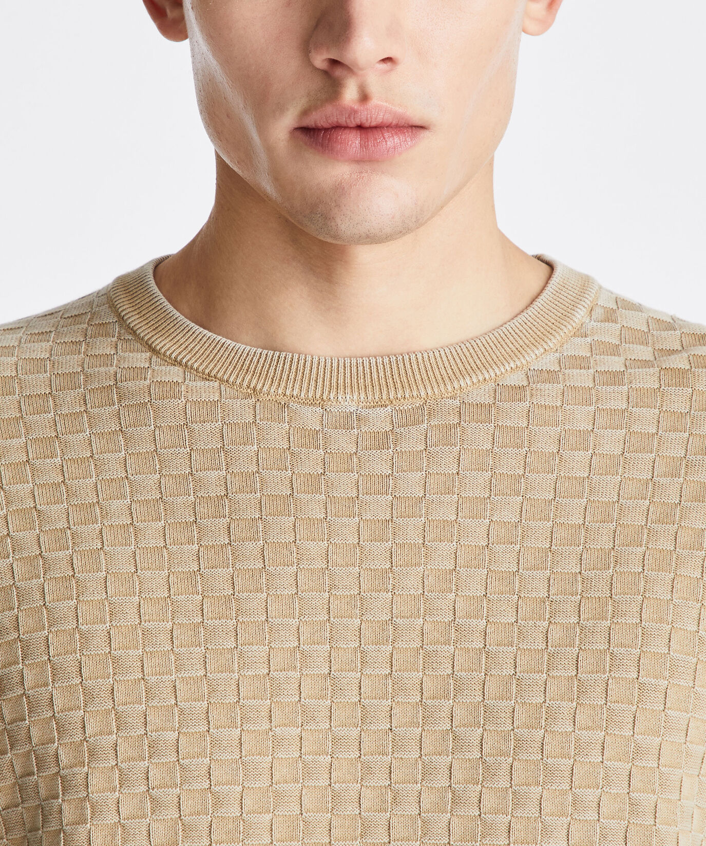 Pullover mit geometrischer Verarbeitung  Peuterey - large