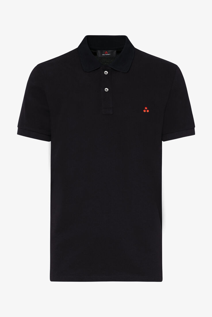 Cotton pique polo shirt with embroidered logo  Peuterey - still-fondo-neutro