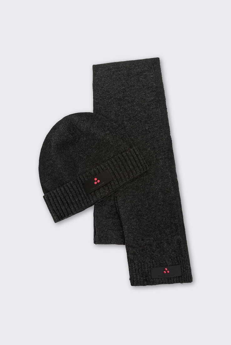 Cashmere Blend Scarf & Hat Set  Peuterey - medium