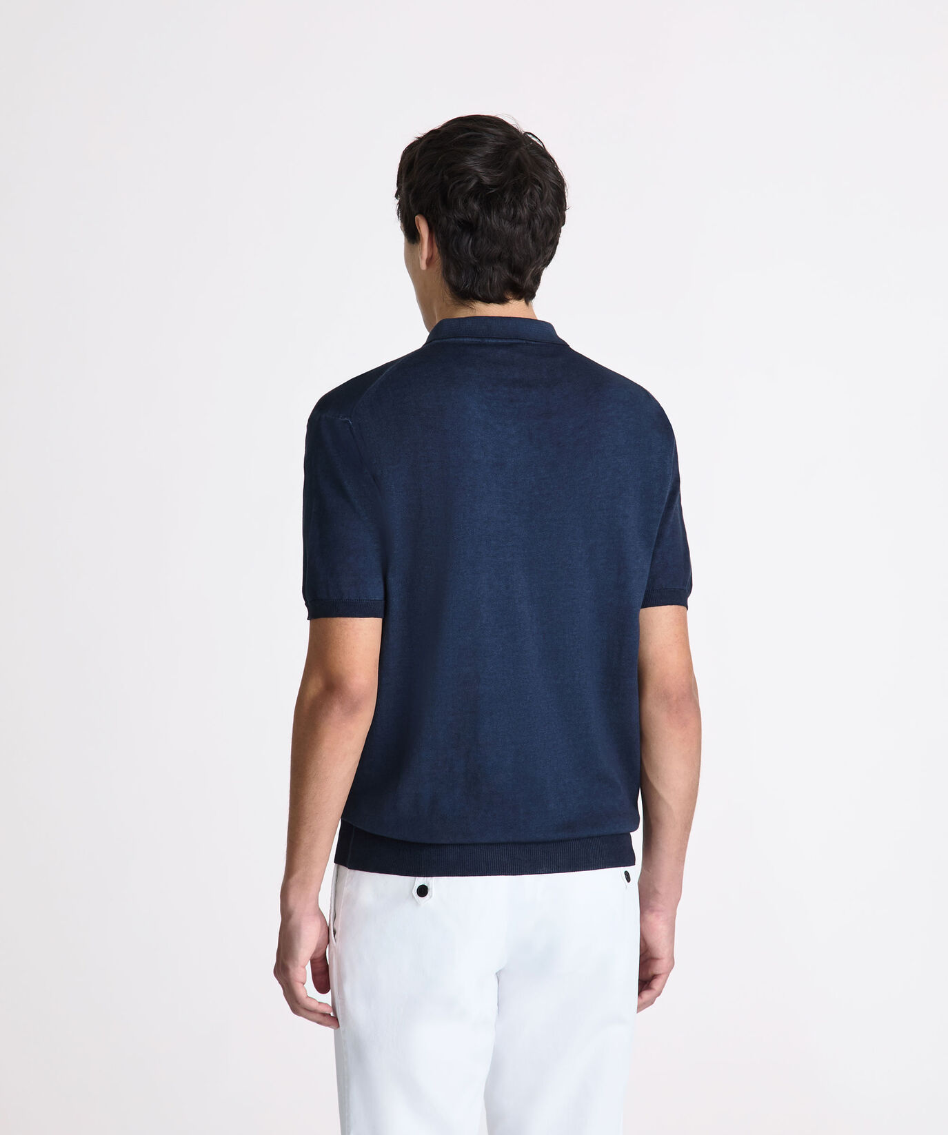 Polo in tricot di cotone crepe  Peuterey - large