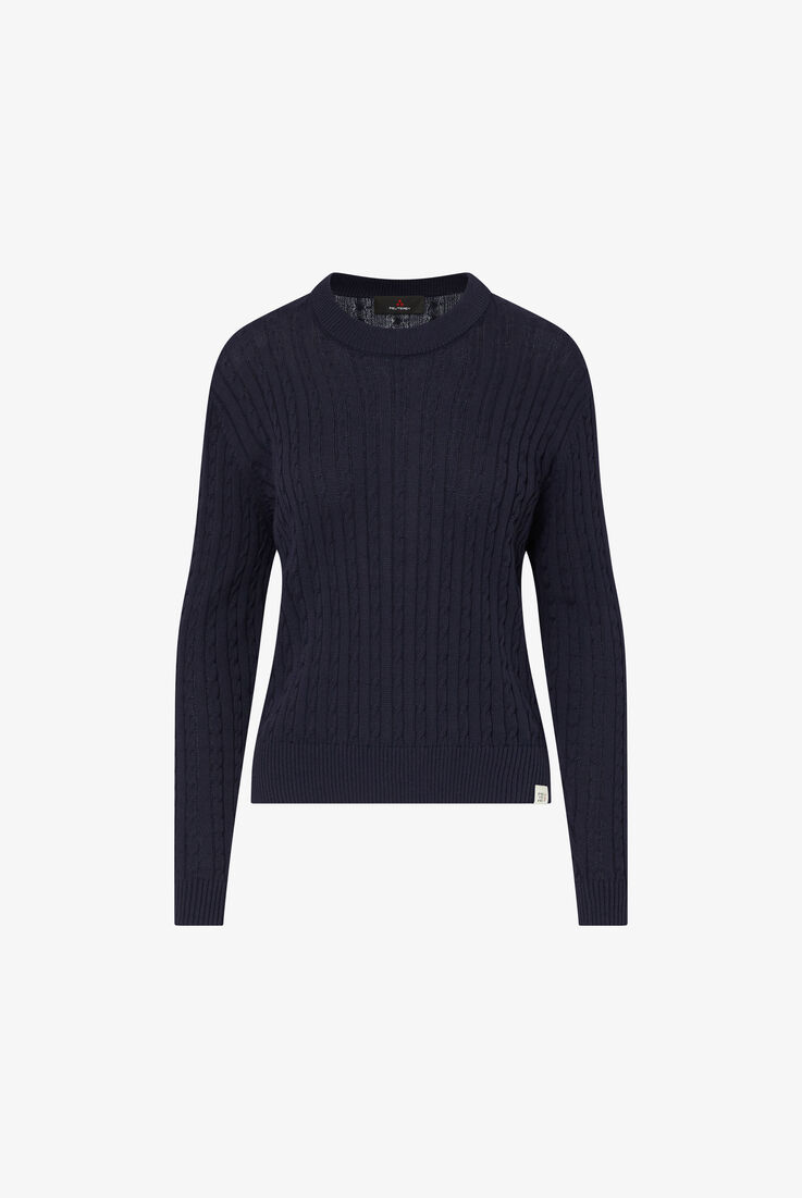 Pull torsad&eacute; en coton  Peuterey - still-fondo-neutro