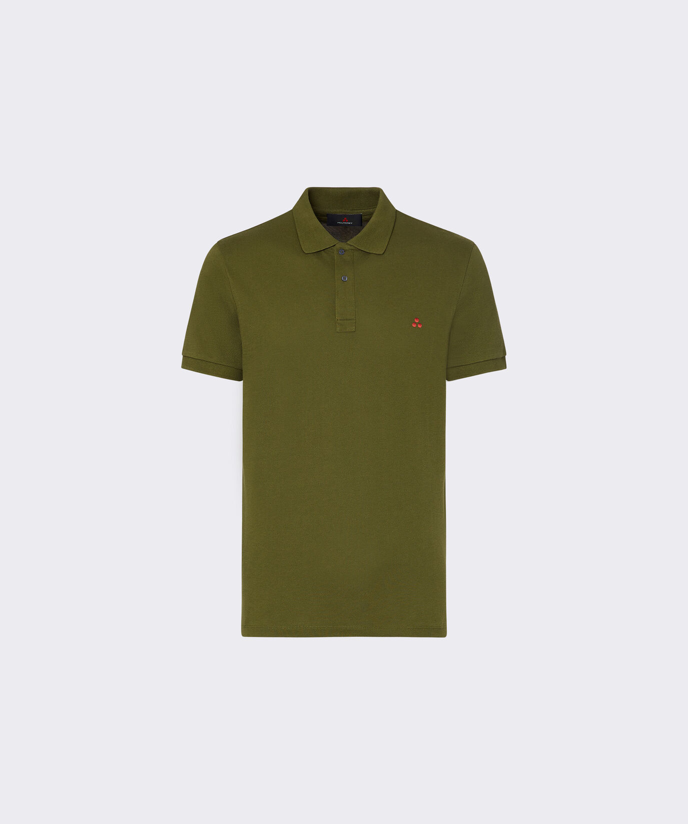 Cotton pique polo shirt with embroidered logo  Peuterey - large image number 4