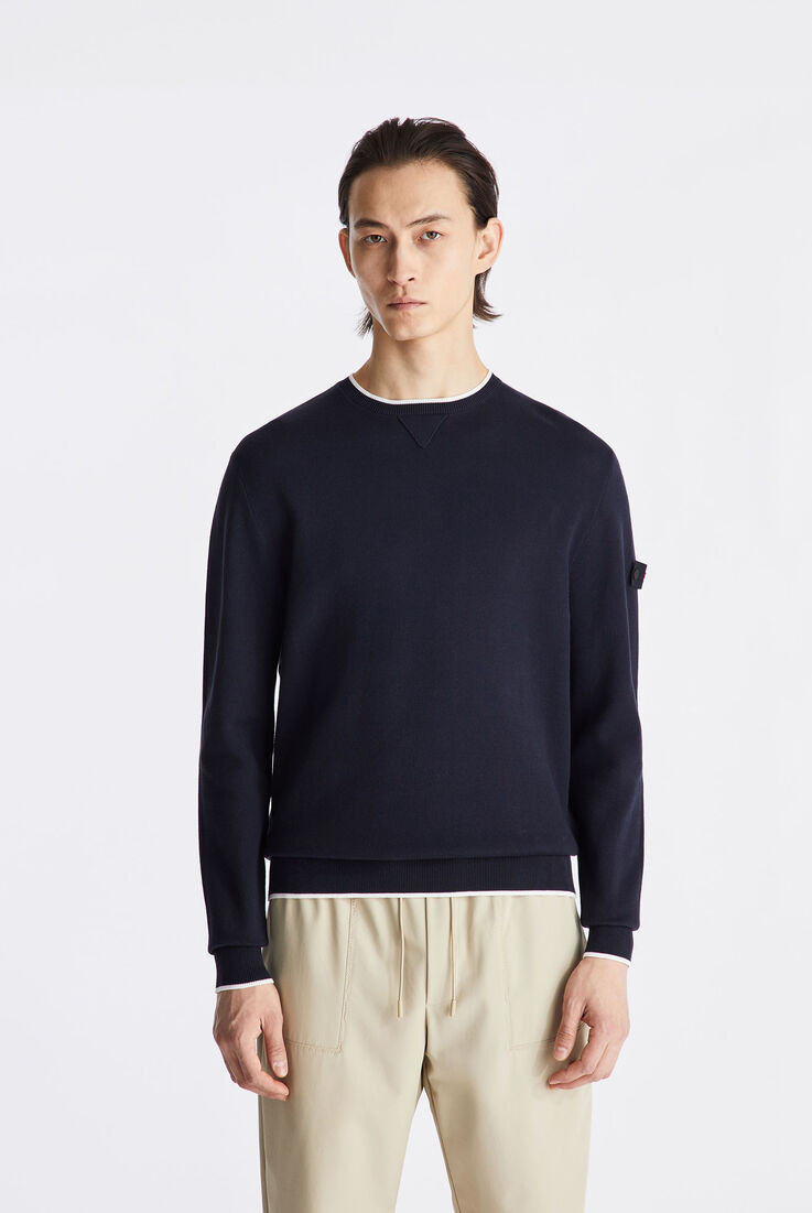 Cotton and nylon blend sweater with fleece effect  Peuterey - medium