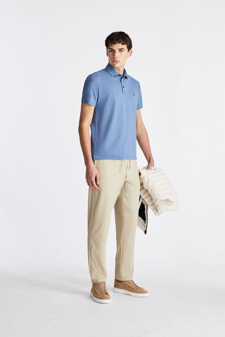 Polo de piqu&eacute; de algod&oacute;n el&aacute;stico  Peuterey - medium