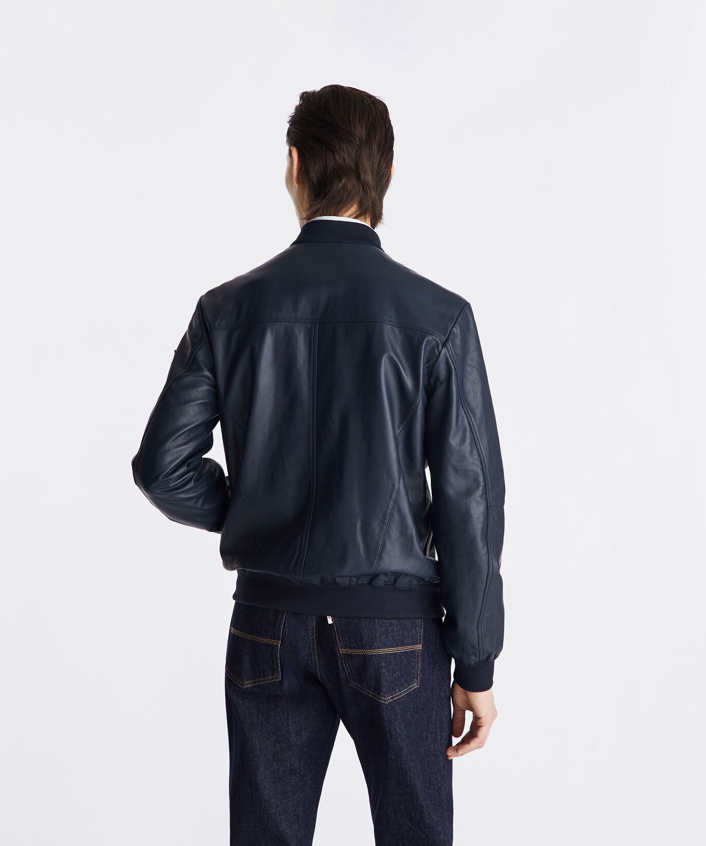 Leather jacket with chest pockets  Peuterey - large