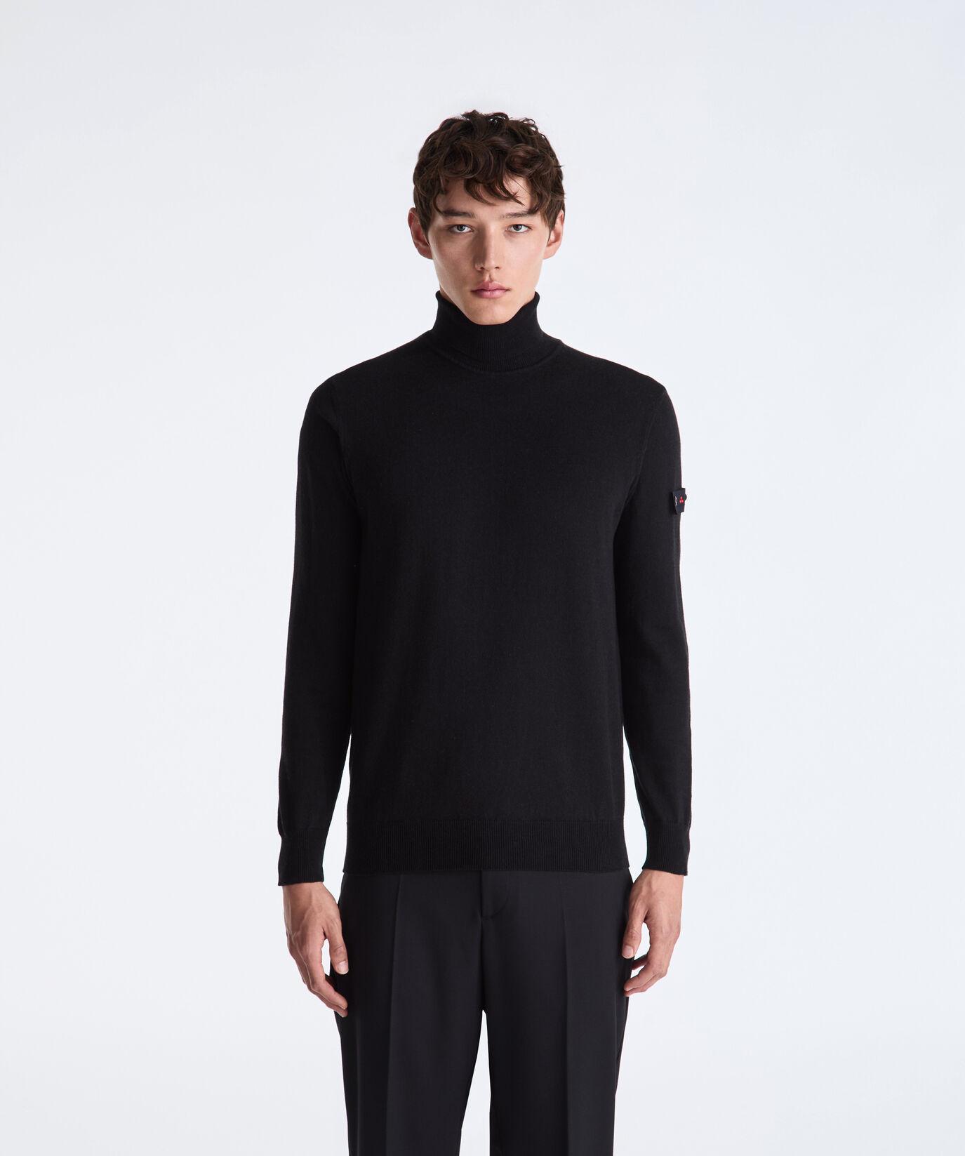 Wool and Cotton Blend Turtle-Neck Sweater  Peuterey - large image number 1