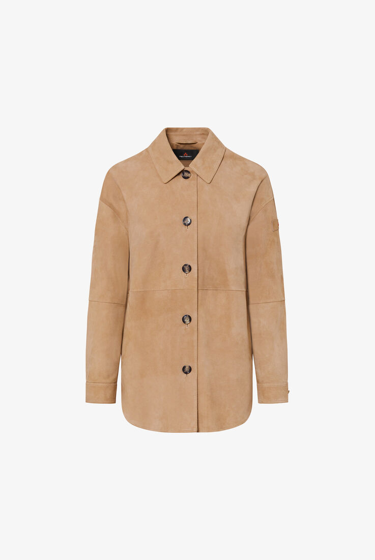 Oversize-Hemd aus Wildleder  Peuterey - still-fondo-neutro