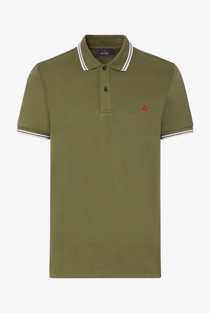 Stretch cotton pique polo shirt  Peuterey - still-fondo-neutro
