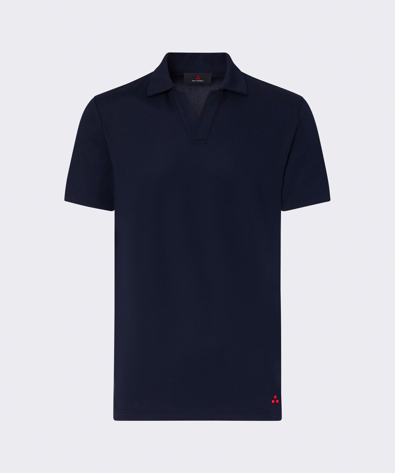 Polo en tricot de coton, au point piqu&eacute;  Peuterey - large