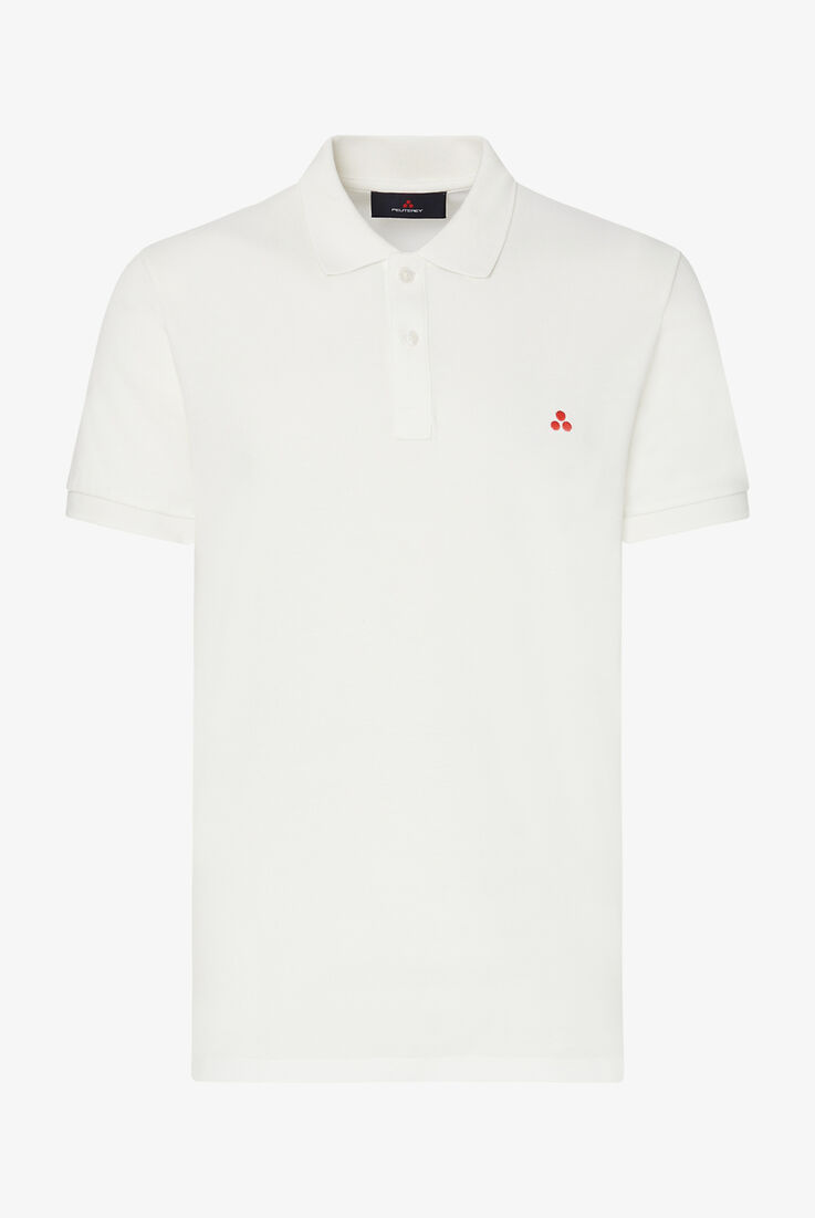 Cotton pique polo shirt with embroidered logo  Peuterey - still-fondo-neutro