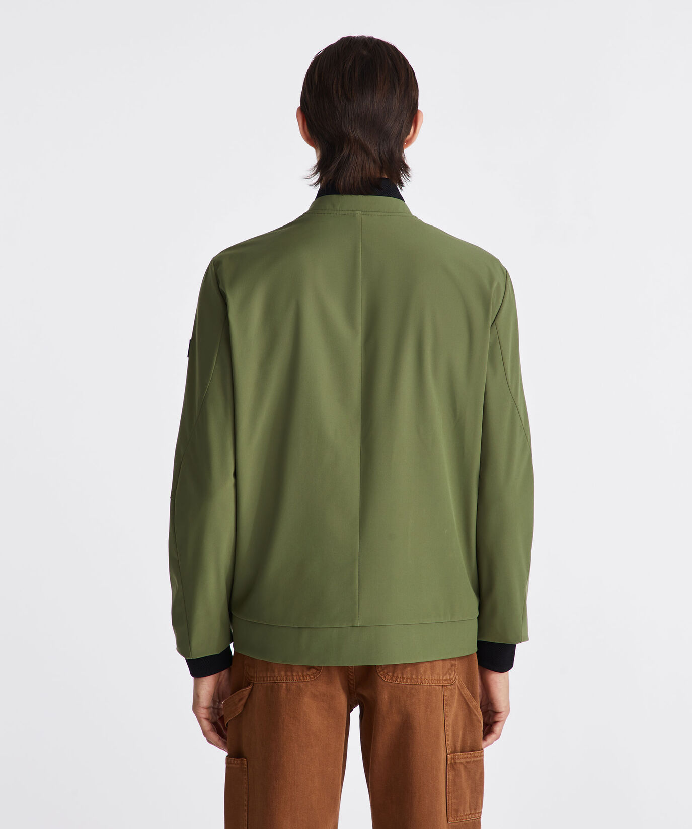 Blouson bomber avec d&eacute;tails noirs contrast&eacute;s  Peuterey - large