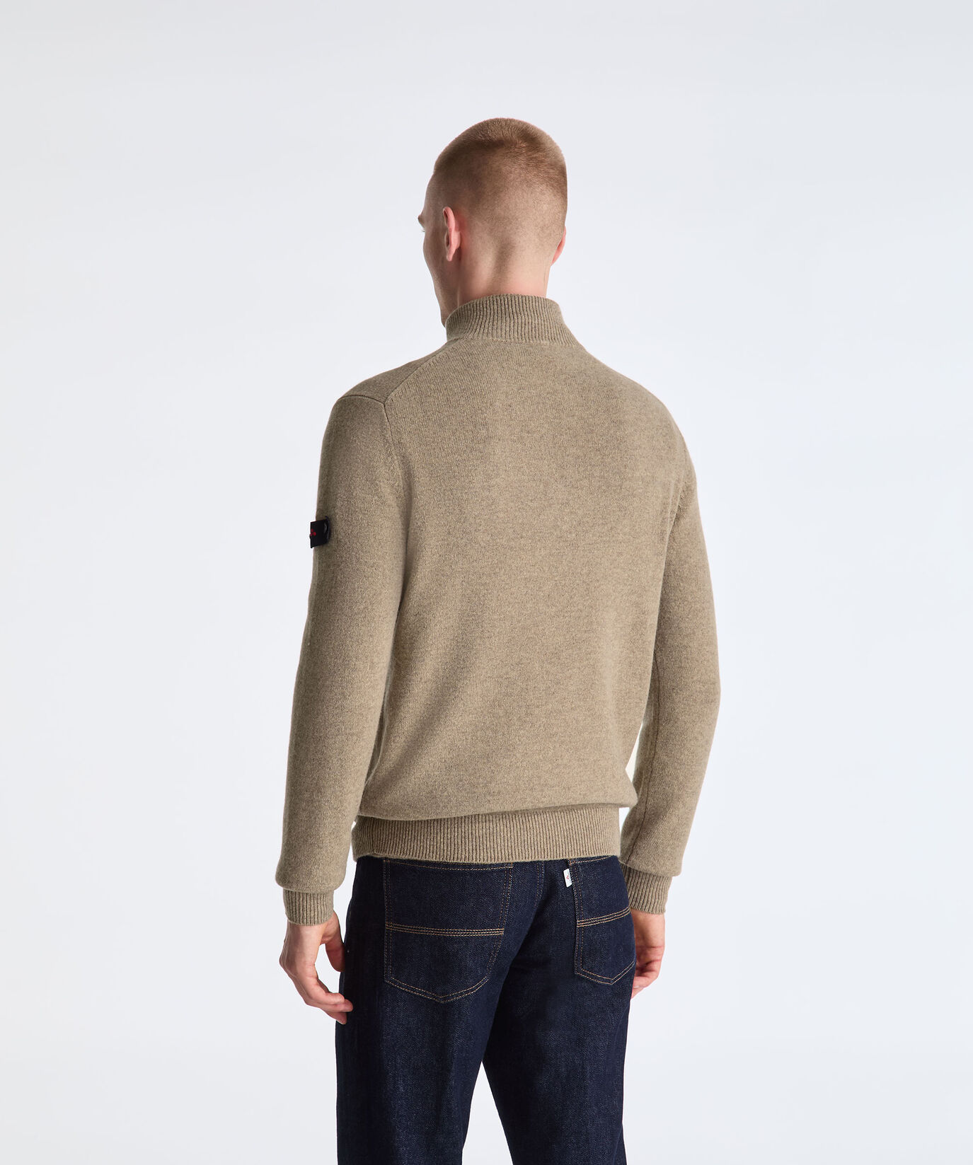 Yak Wool Sweater with Half Zip  Peuterey - large