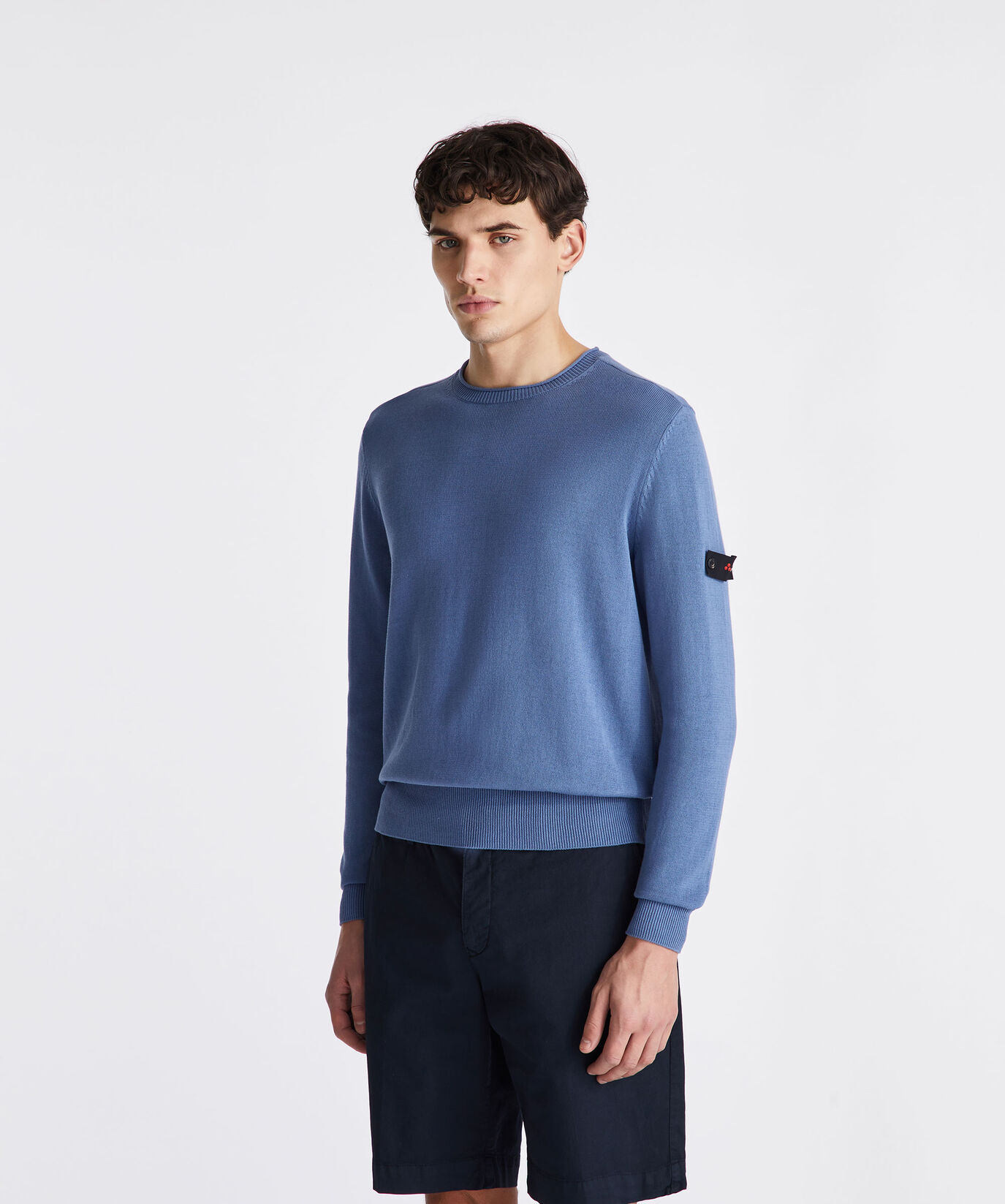 Pull ras-du-cou en tricot de coton  Peuterey - large image number 1