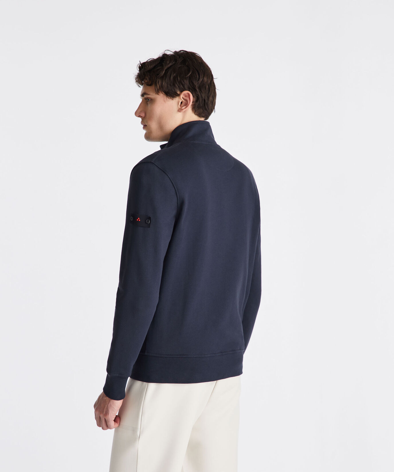 Sweatshirt with stand-up collar and full zip  Peuterey - large image number 3
