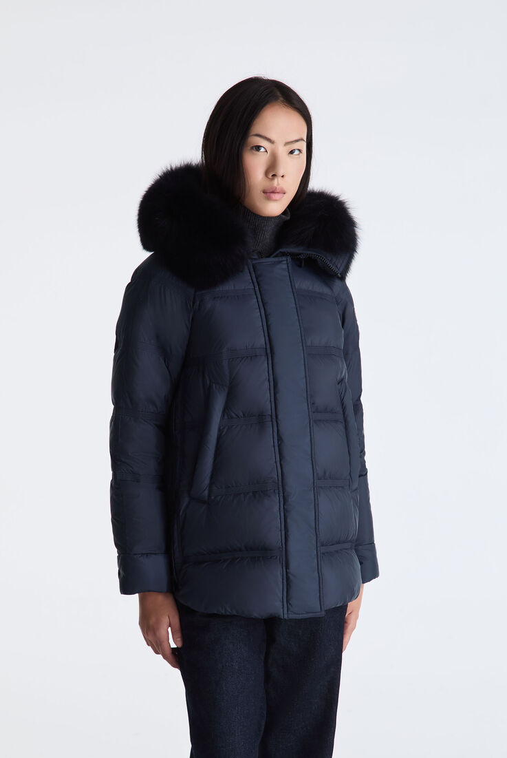 Puffer Jacket with Fur Edging  Peuterey - medium
