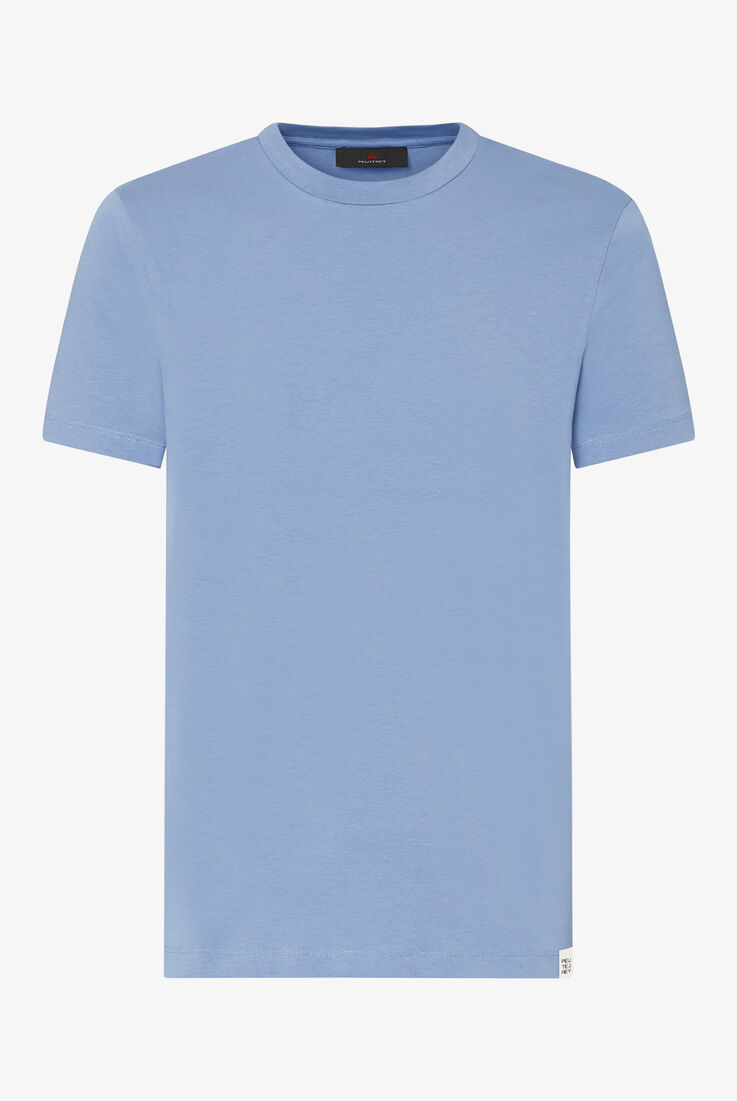 Stretch cotton T-shirt with printed logo  Peuterey - still-fondo-neutro