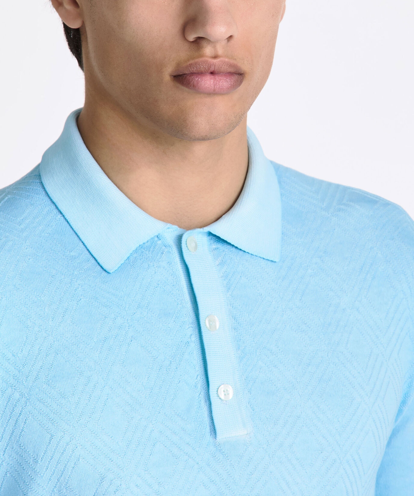 Poloshirt aus st&uuml;ckgef&auml;rbtem Baumwolltrikot  Peuterey - large image number 2