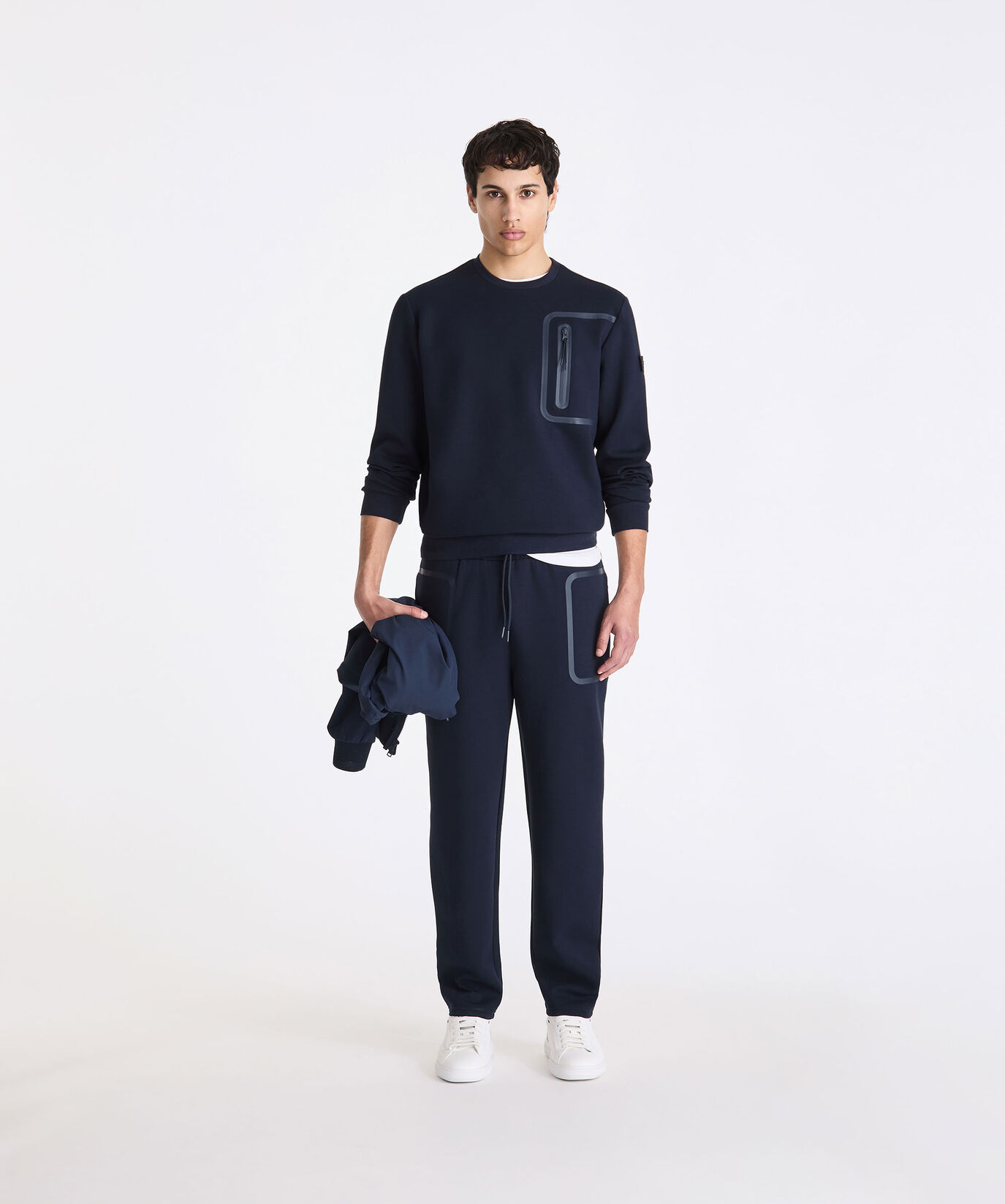 Sweatshirt with chest pocket and taping  Peuterey - large image number 0