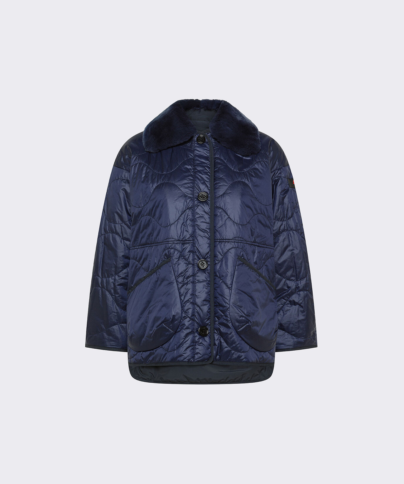 Reversible Jacket with Detachable Fur Collar  Peuterey - large image number 1