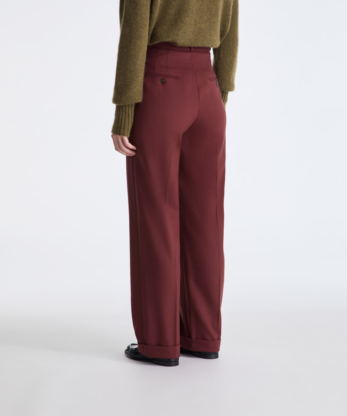 Worst Wool Blend Tailored Trousers  Peuterey - large image number 3