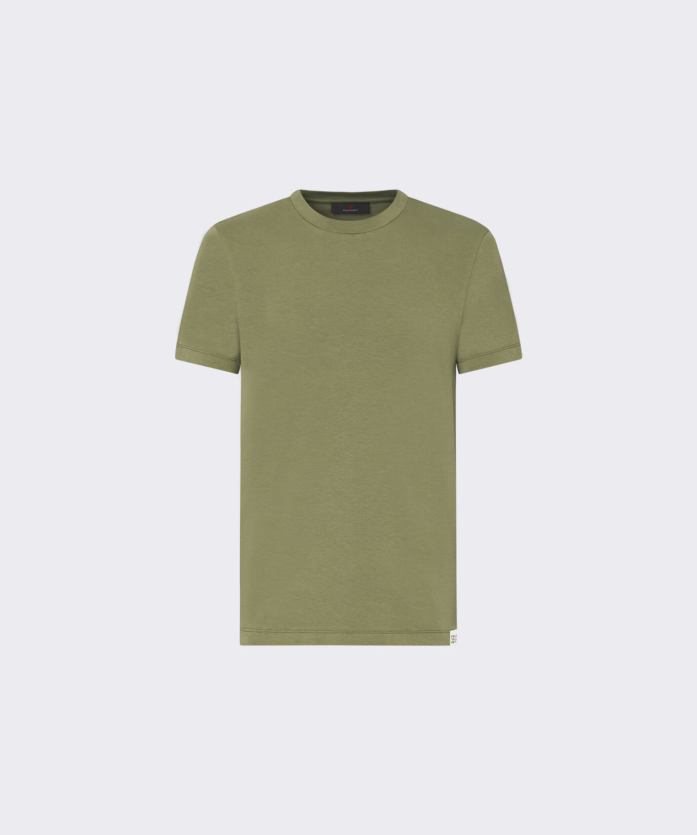Stretch cotton T-shirt with printed logo  Peuterey - large