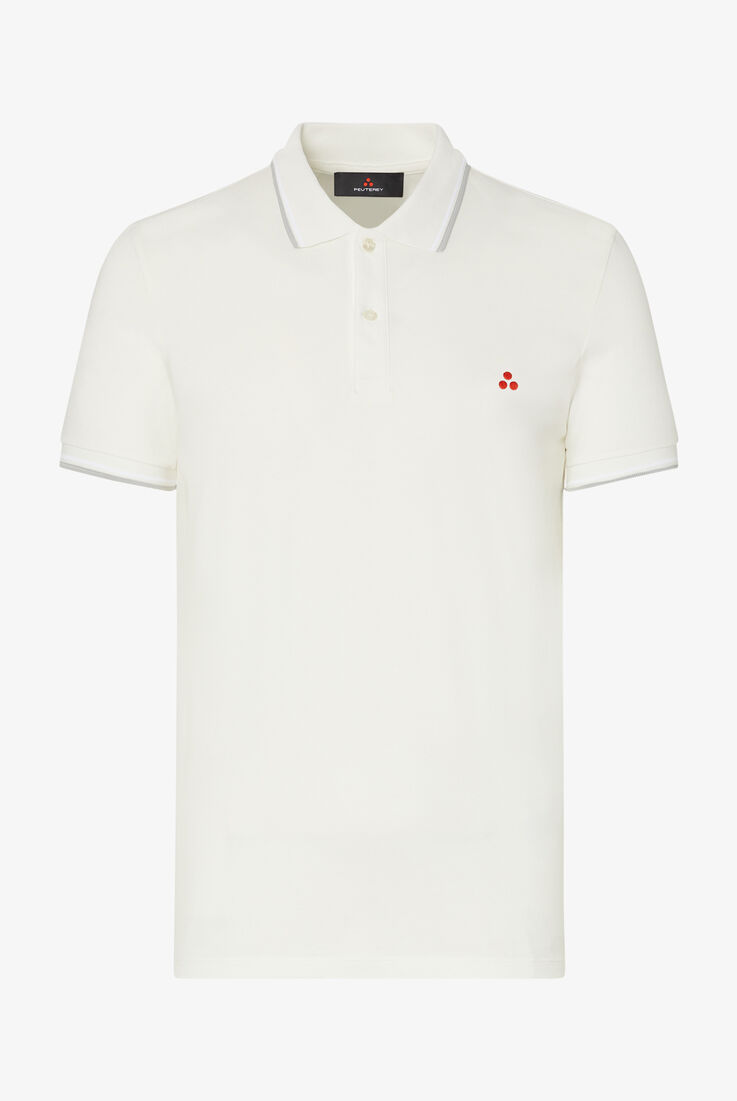 Stretch cotton pique polo shirt  Peuterey - still-fondo-neutro