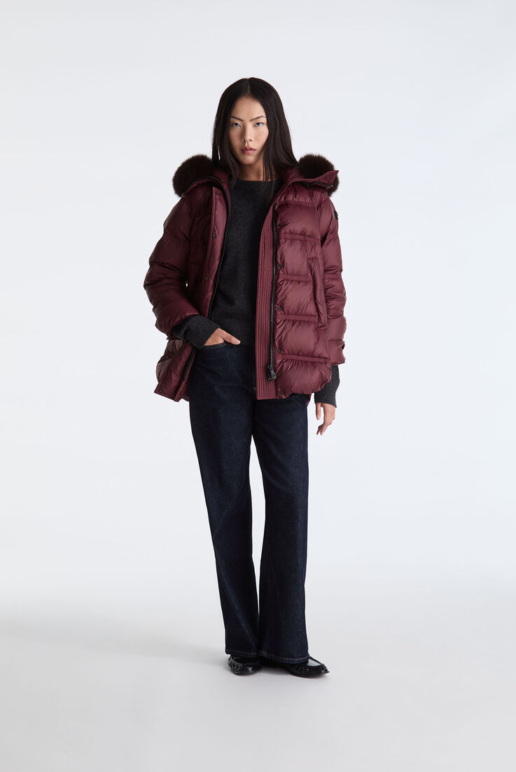 Puffer Jacket with Fur Edging  Peuterey - medium