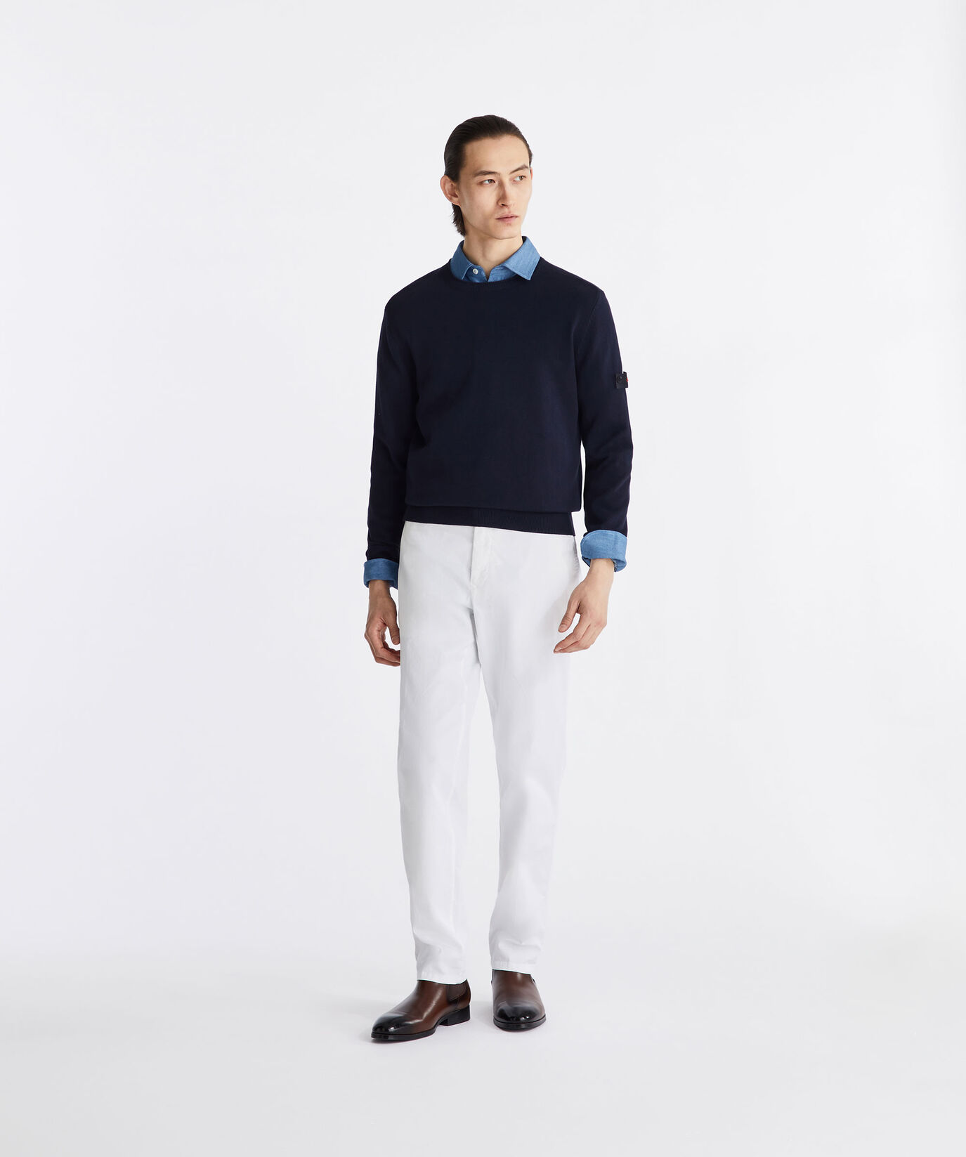 Cotton knit crew-neck sweater  Peuterey - large image number 0