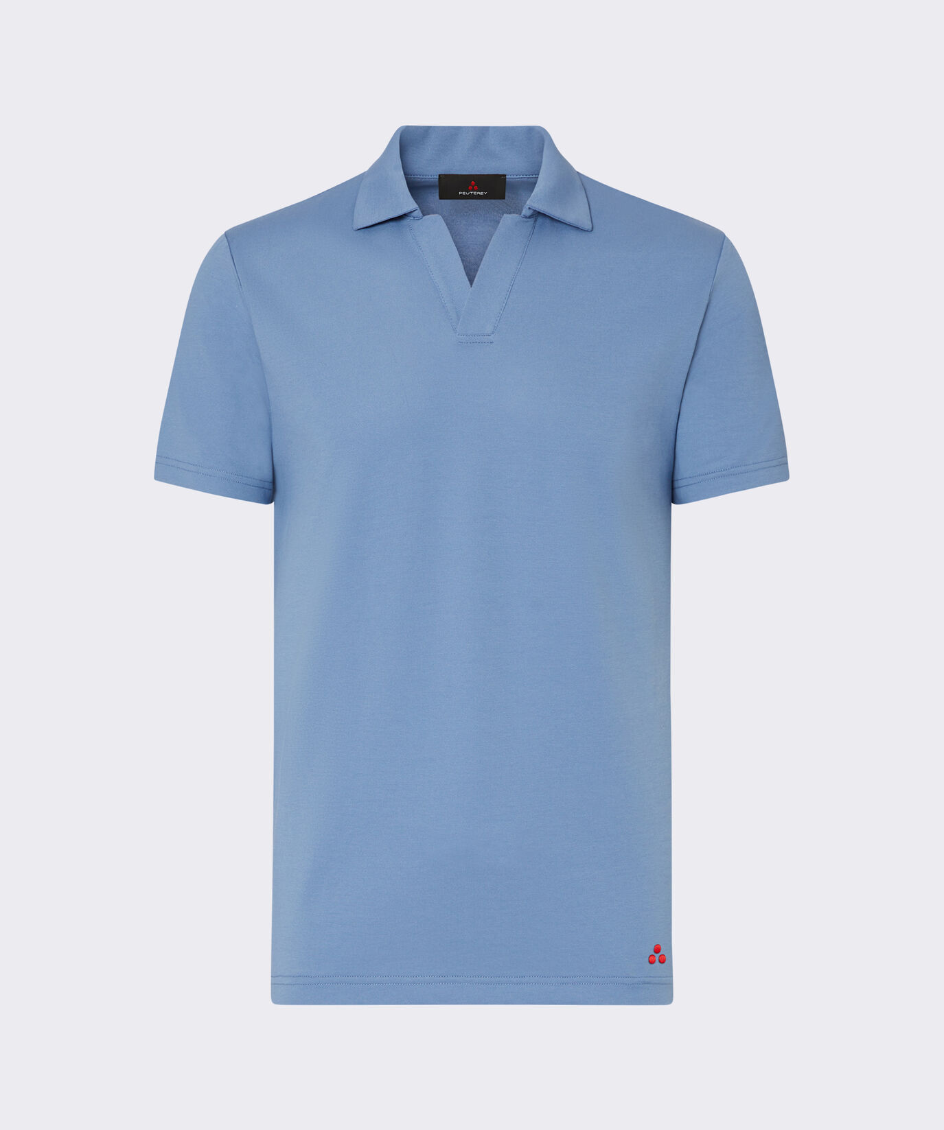 Polo en tricot de coton, au point piqu&eacute;  Peuterey - large