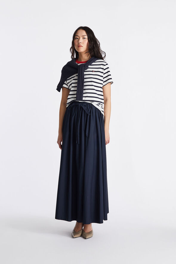 Striped T-shirt with contrasting colour collar  Peuterey - medium