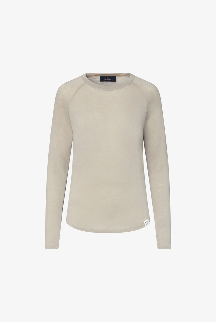 Long-sleeved linen-blend T-shirt  Peuterey - still-fondo-neutro