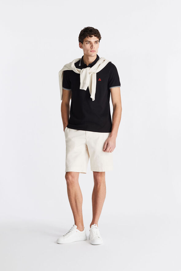 Stretch cotton pique polo shirt  Peuterey - medium
