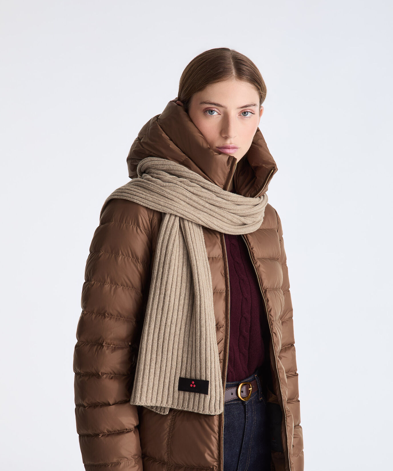 Ribbed Cashmere Blend Scarf  Peuterey - large image number 0
