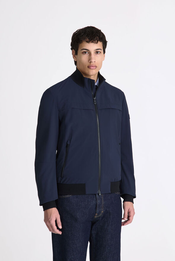 Stretch bomber jacket with contrasting details  Peuterey - medium